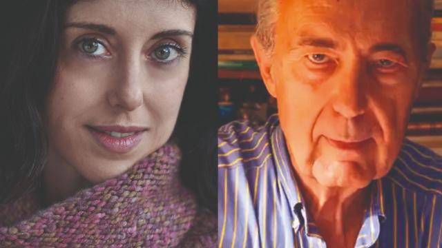 Irene Vallejo y Luis Alberto de Cuenca.