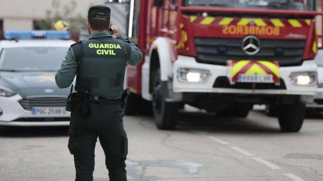 Un agente uniformado de la Guardia Civil.