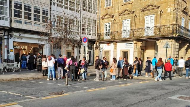 Colas en las heladerías de A Coruña