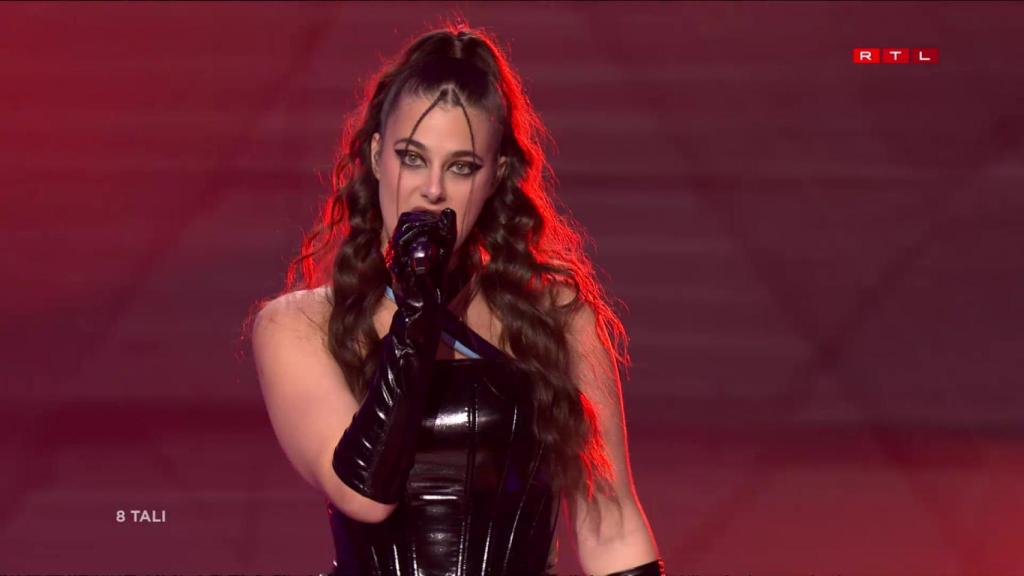 Tali Golergant en el Luxembourg Song Contest 2024.
