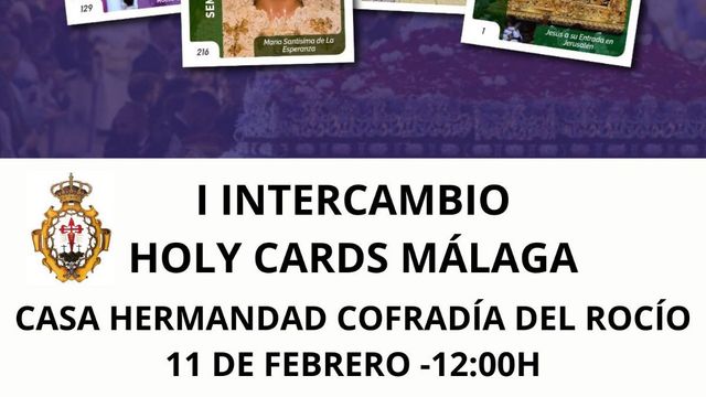 Montaje de las Holy Cards.