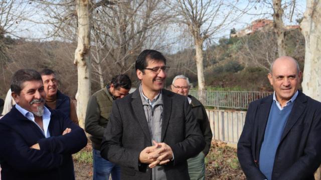 El vicepresidente segundo de Castilla-La Mancha, José Manuel Caballero, este lunes en Horcajo de los Montes