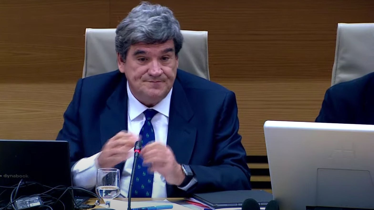José Luis Escrivá, ministro de Transformación Digital y la Función Pública, en su primera comparecencia en el Congreso.