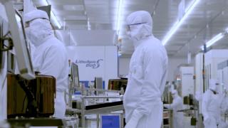 Investigadores en el IMEC en Bélgica.