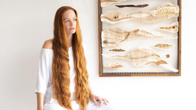 La artista Catharina Suleiman.