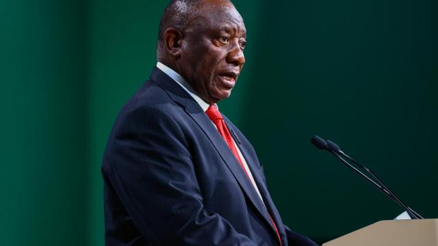 El presidente de Sudáfrica, Cyril Ramaphosa, en una imagen de archivo.