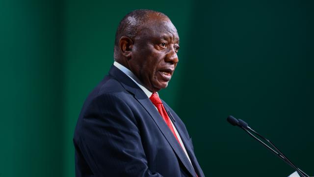 El presidente de Sudáfrica, Cyril Ramaphosa, en una imagen de archivo.