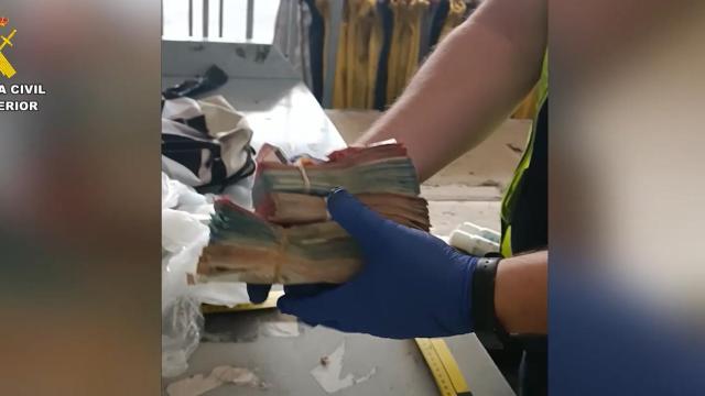 Droga intervenida durante la operación en Sevilla