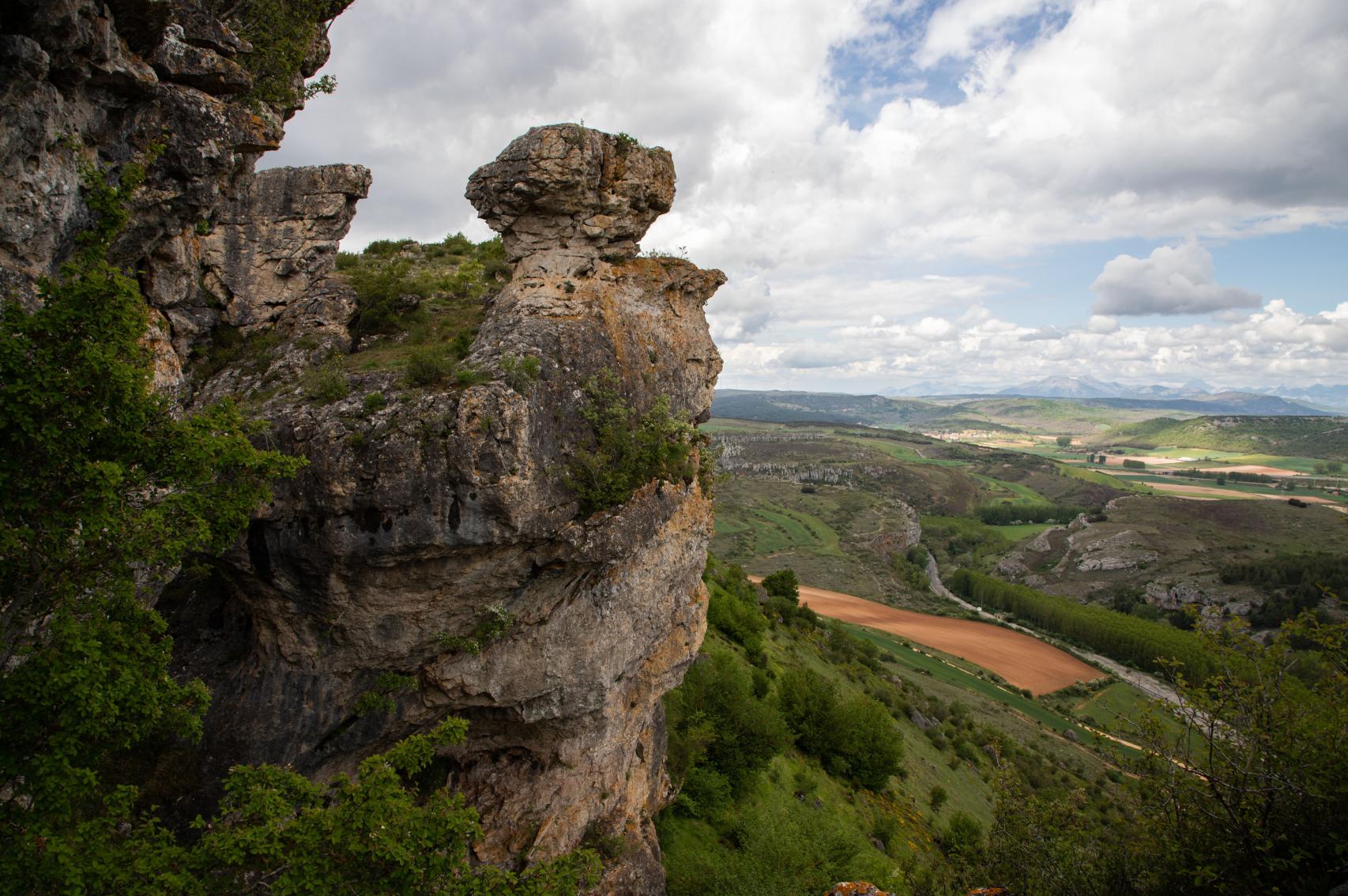 Una vista panorámica de este monumento natural