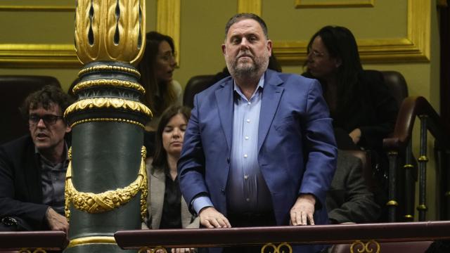 Oriol Junqueras en el Congreso durante el debate de la ley de amnistía.