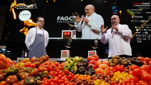 Jesús Julio Carnero junto a Teo Rodríguez en Madrid Fusión º