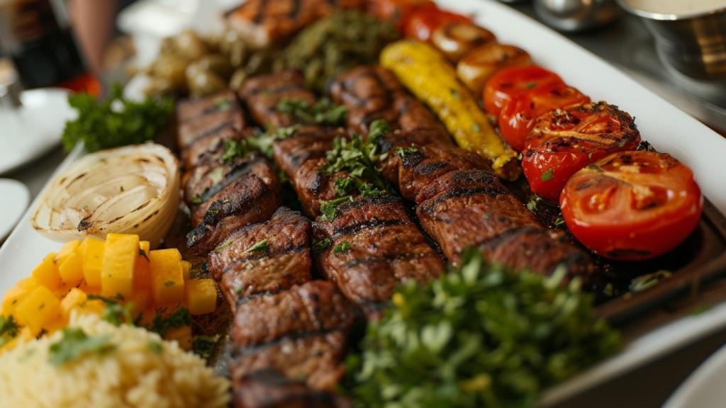 Menú de comida halal