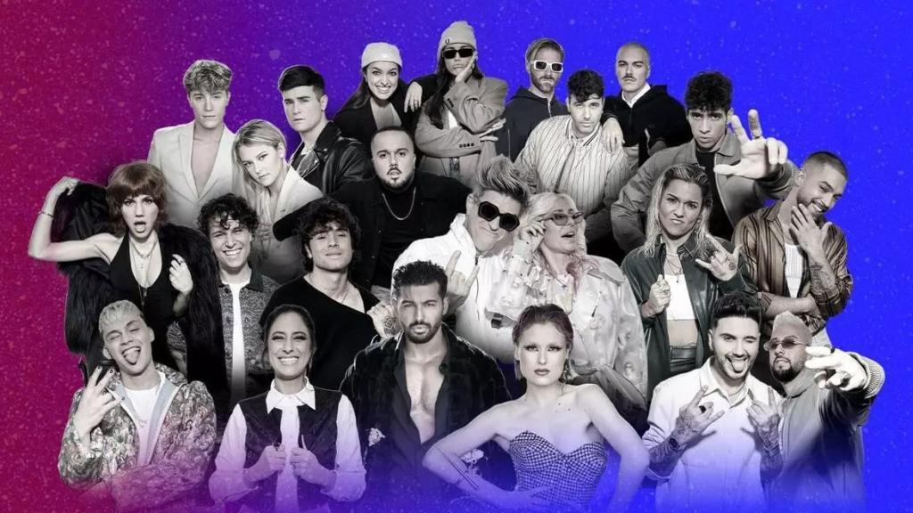 Los concursantes del Benidorm Fest 2024.