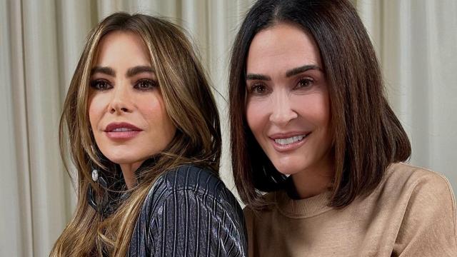 Sofía Vergara y Vicky Martín Berrocal en el pódcast 'A solas con Vicky'.