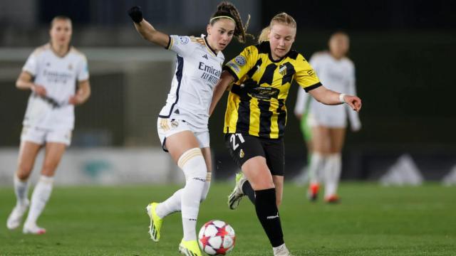 Athenea del Castillo, durante el partido contra el Hacken