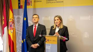 Milagros Tolón este martes en rueda de prensa. Foto: Javier Longobardo.