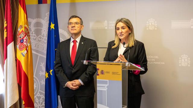 Milagros Tolón este martes en rueda de prensa. Foto: Javier Longobardo.