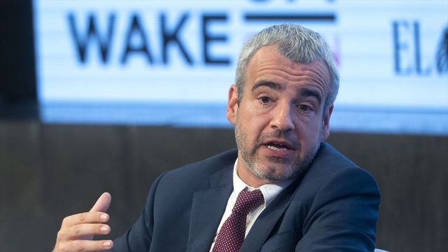 El presidente y CEO de AENA, Maurici Lecena, interviene durante la tercera jornada de la tercera edición del foro 'Wake Up, Spain!'