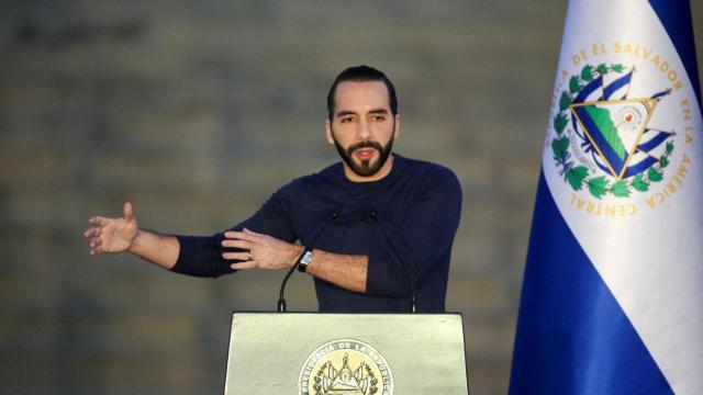 El presidente de El Salvador, Nayib Bukele, en una imagen de archivo.