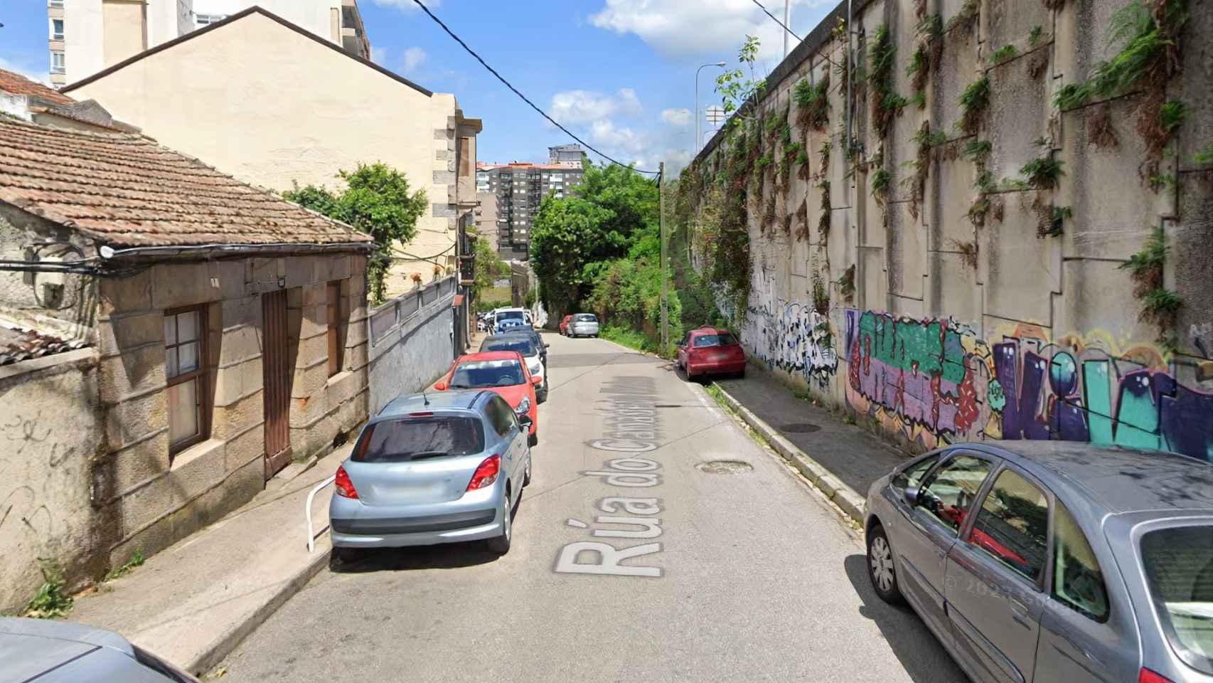 Imagen de la calle Canadelo Baixo.