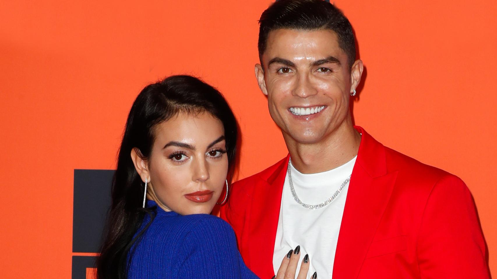 Georgina Rodríguez y Cristiano Ronaldo.