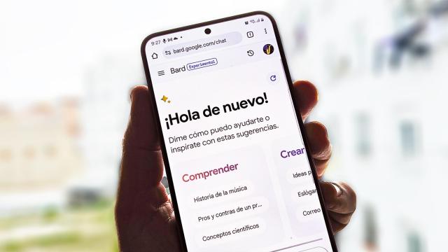 Bard, la IA de Google en un móvil Android