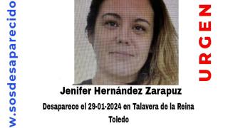 Jenifer Hernández. Foto: Asociación SOS Desaparecidos.