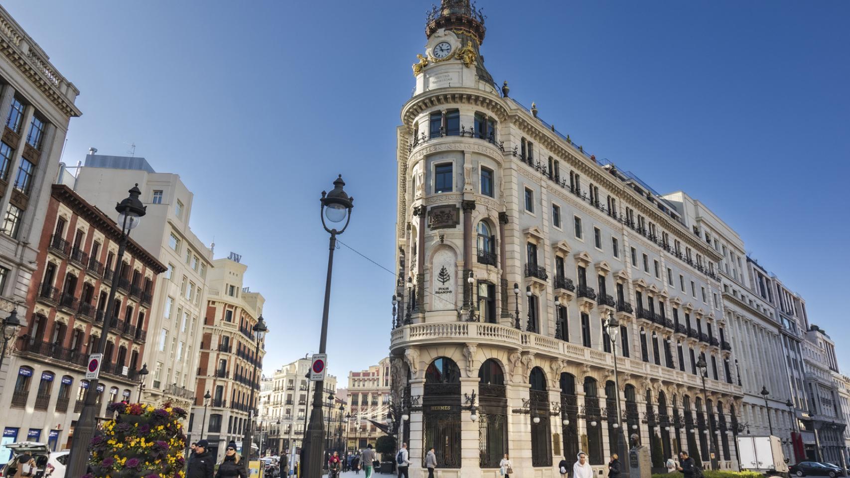 Vista del centro de Madrid.