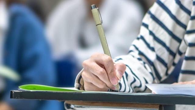 Pruebas académicas, examen, estudiante