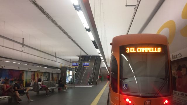 La Linea 3 de Tram El Campello-Luceros.