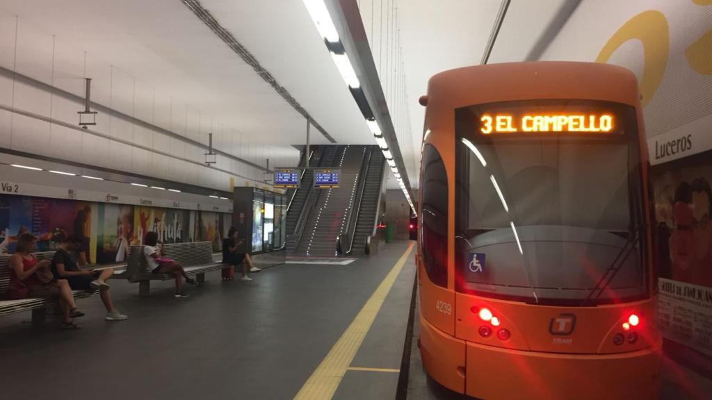 La Linea 3 de Tram El Campello-Luceros.
