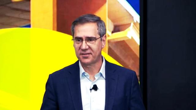 Ignacio Madridejos, CEO de Ferrovial, durante la presentación