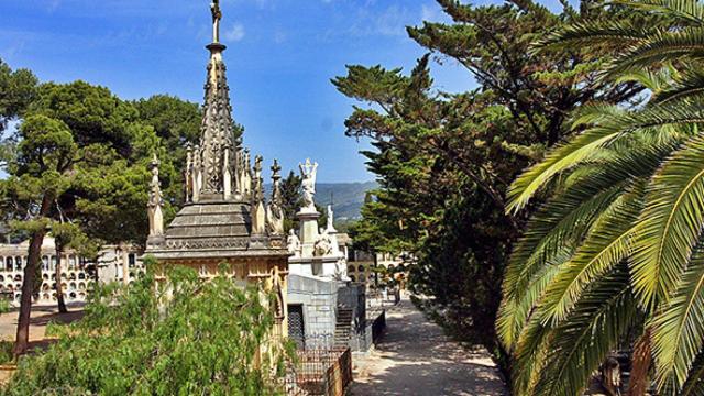 Una de las vistas del cementerio de Reus