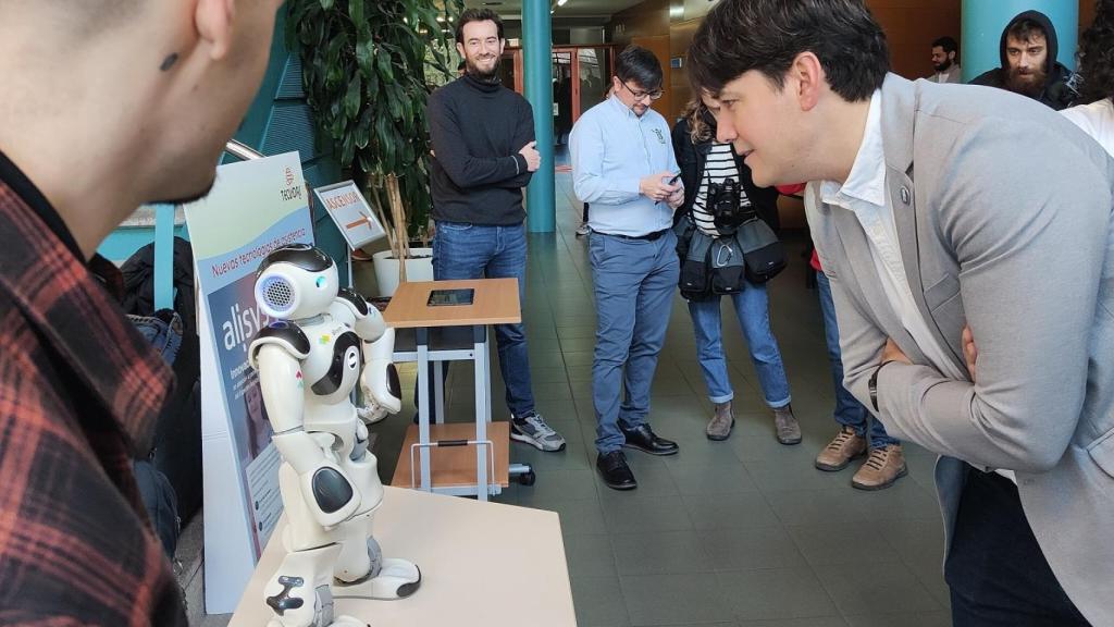 El consejero Borja Sánchez, durante un acto tecnológico.