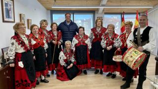 Entrega del bastón de mando a las águedas de Guijuelo.