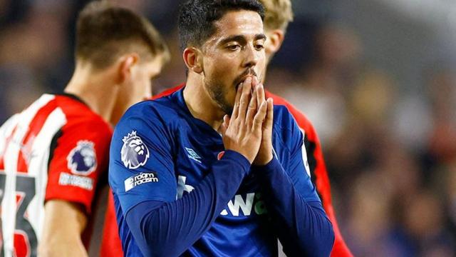 Pablo Fornals se lamenta tras fallar una ocasión con el West Ham.