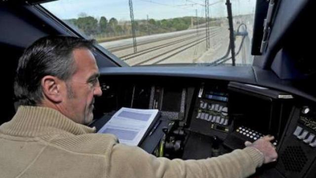 Maquinista ferroviario.