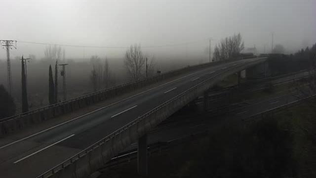 La A-62 a su paso por Venta de Baños