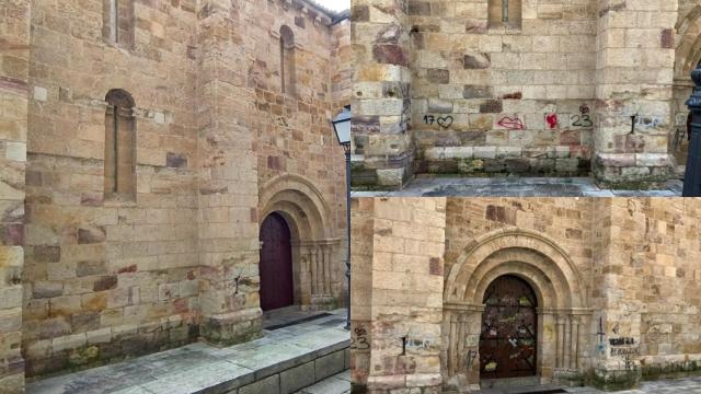 Antes y después de la iglesia de San Esteban