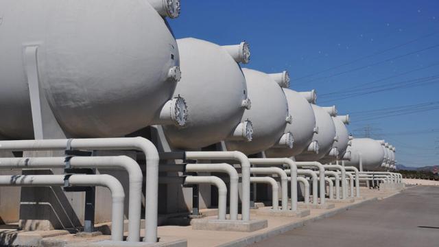 Desaladora instalada en Sagunto, Valencia.