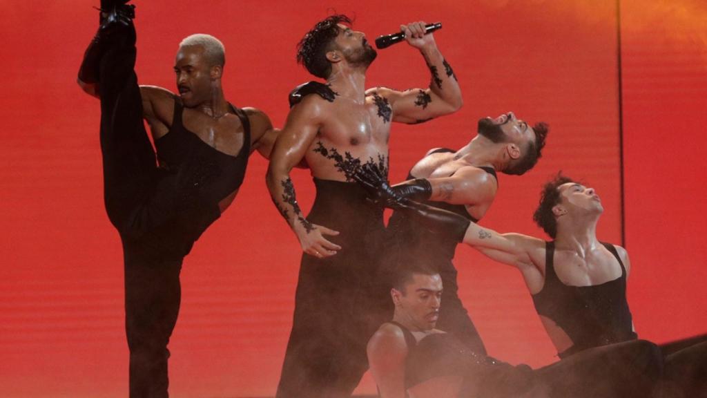 Jorge González en la final del Benidorm Fest 2024.
