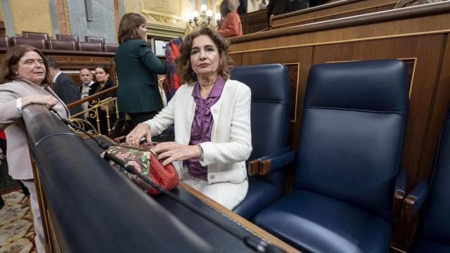 La vicepresidenta y ministra de Hacienda, María Jesús Montero, el pasado día 30 en el Congreso de los Diputados.