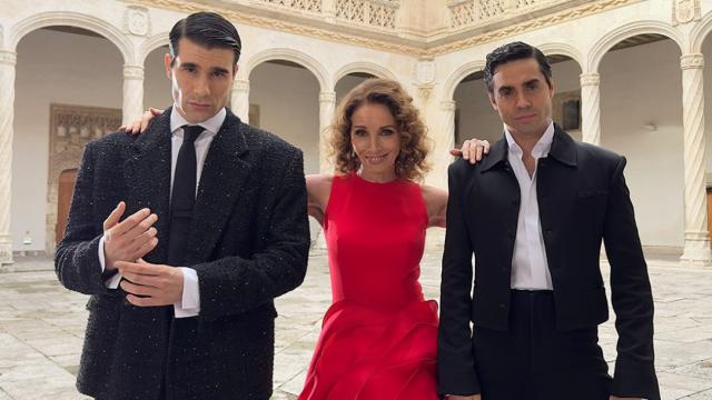 Javier Calvo, Ana Belén y Javier Ambrossi, presentadores de la gala de los Goya. Foto: Javi Ruiz