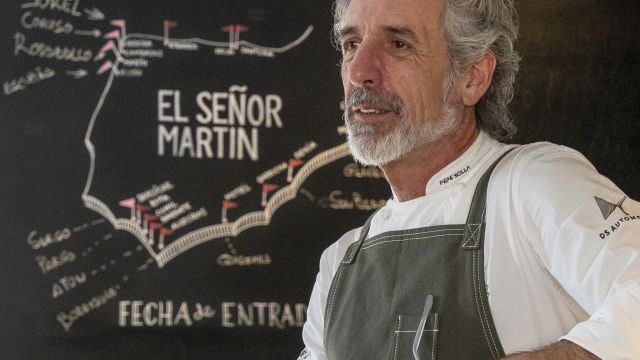 Solla en una imagen en el restaurante El Señor Martín de Madrid, el pasado enero.