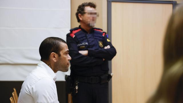 Dani Alves, en el juicio en la Audiencia Provincial de Barcelona por la agresión sexual