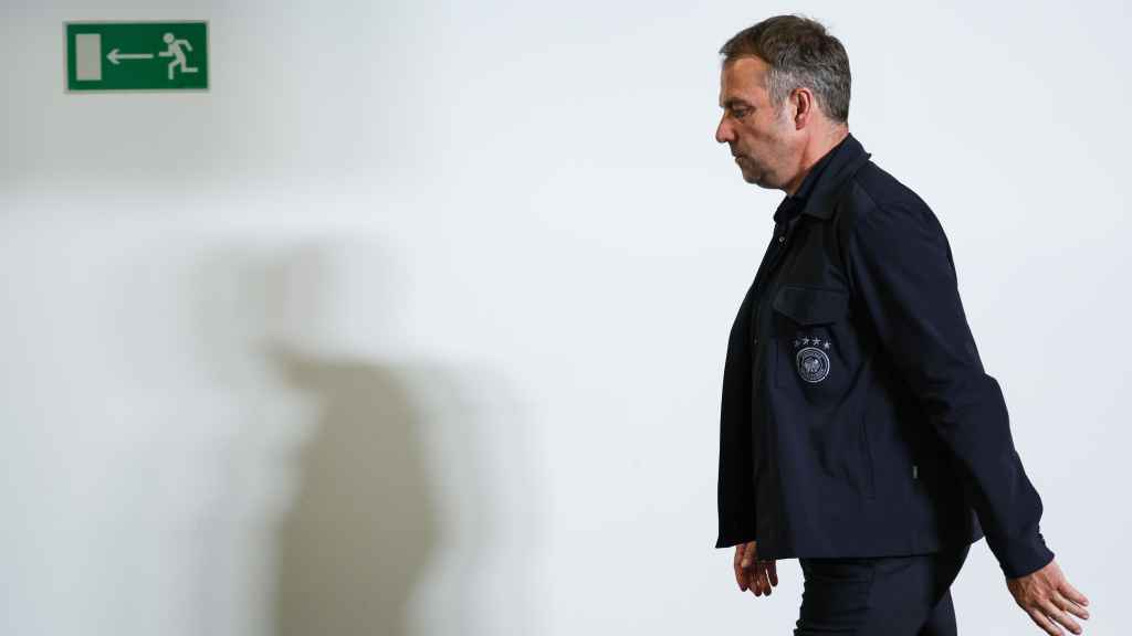Hansi Flick, durante su etapa como seleccionador de Alemania