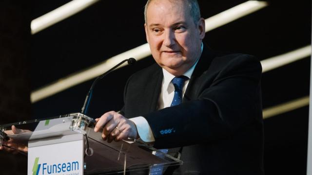 El ministro de Industria y Turismo, Jordi Hereu, en una jornada organizada por Funseam.