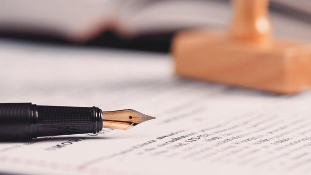 Vista de documentos oficiales.