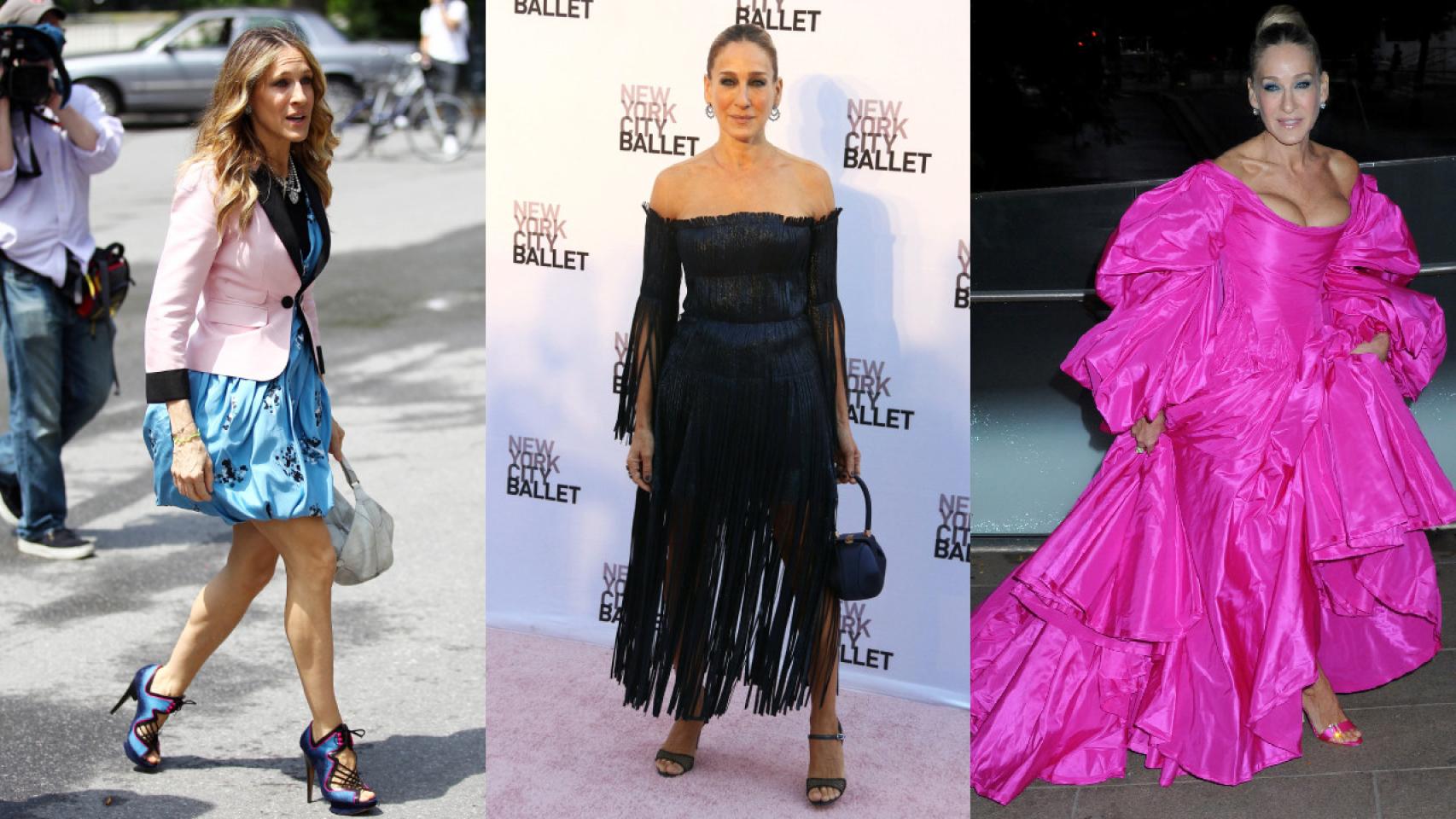 Cuando Sarah Jessica Parker se viste de Carrie: recordamos 10 looks míticos que unió la actriz a su personaje