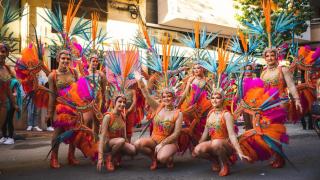 Los trajes de la la comparsa 'Dando Caña'.